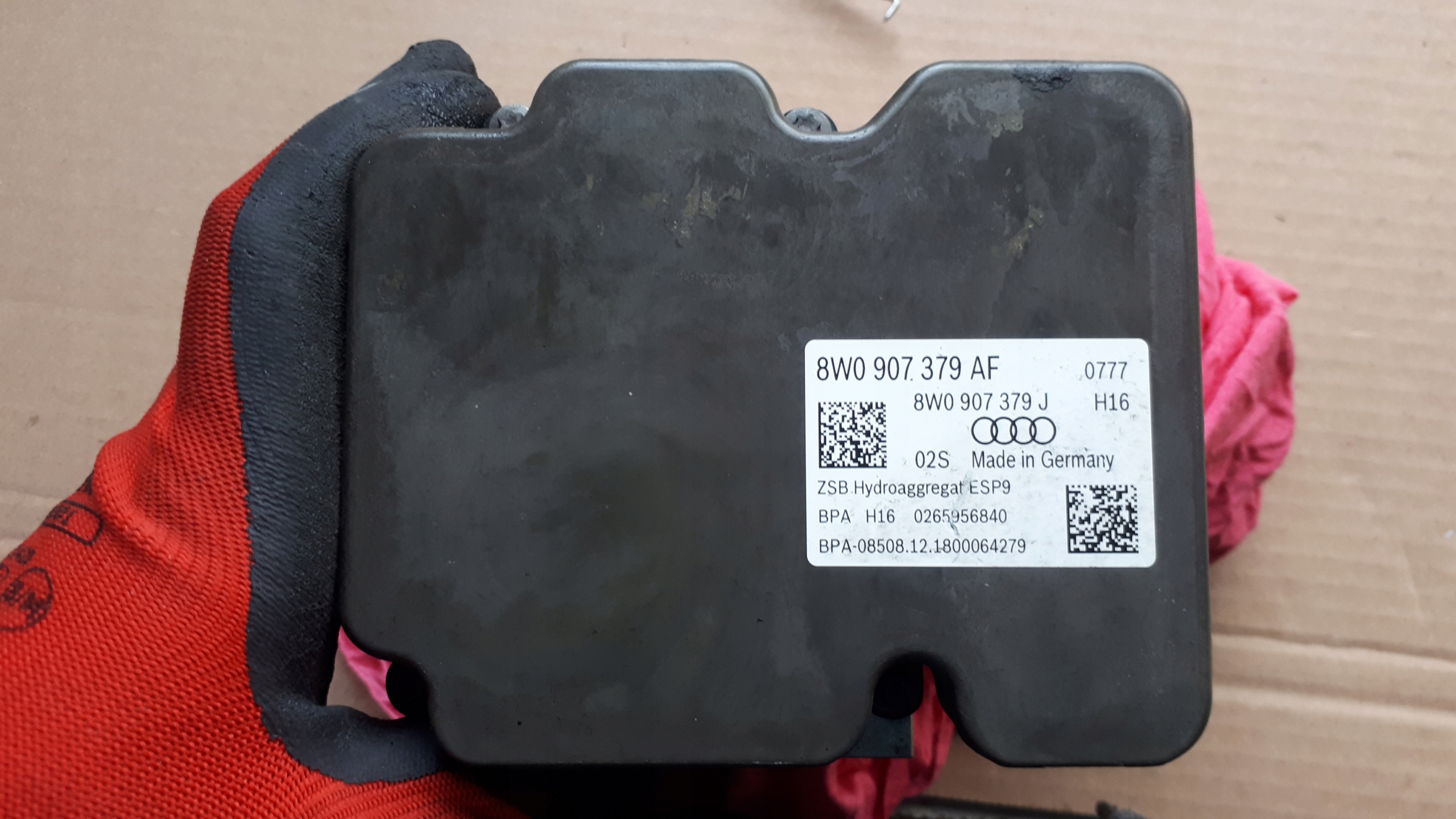 A4 B9 8W Servofreno ABS 8W0907379J A5 8W