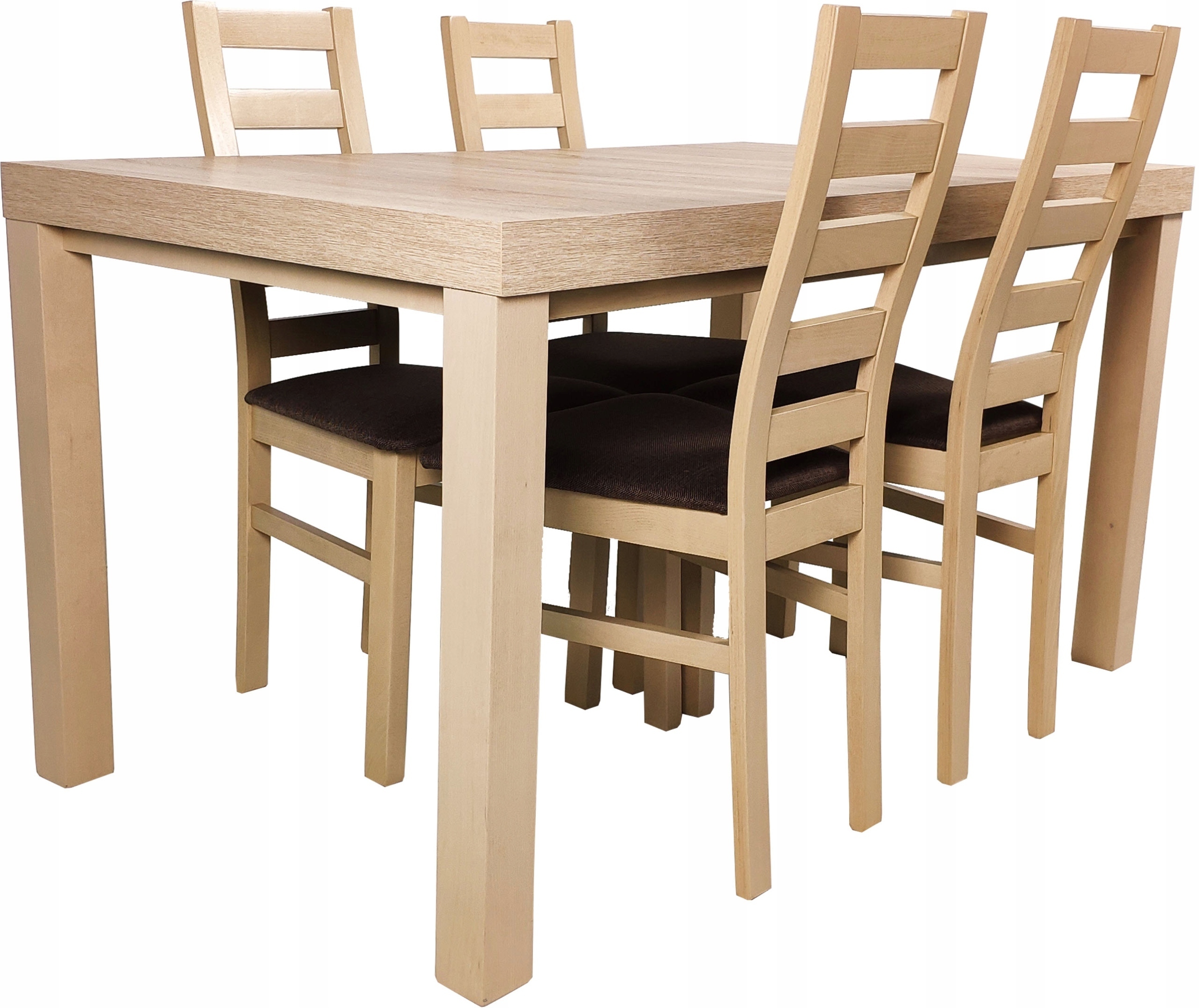 nowoczesny stół 140x80 i 4 krzesła Prato