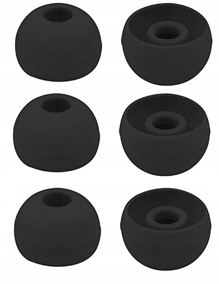 

Uniwersalne gumki do słuchawek średnica 4 mm L