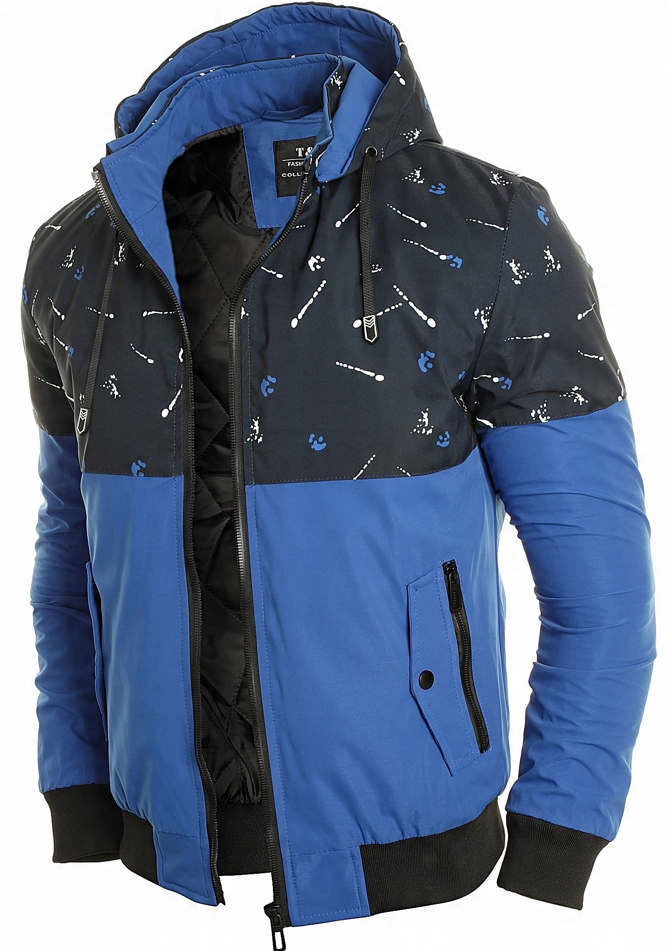 

3XL - Kurtka Męska przejściowa Odpinany Kaptur N56