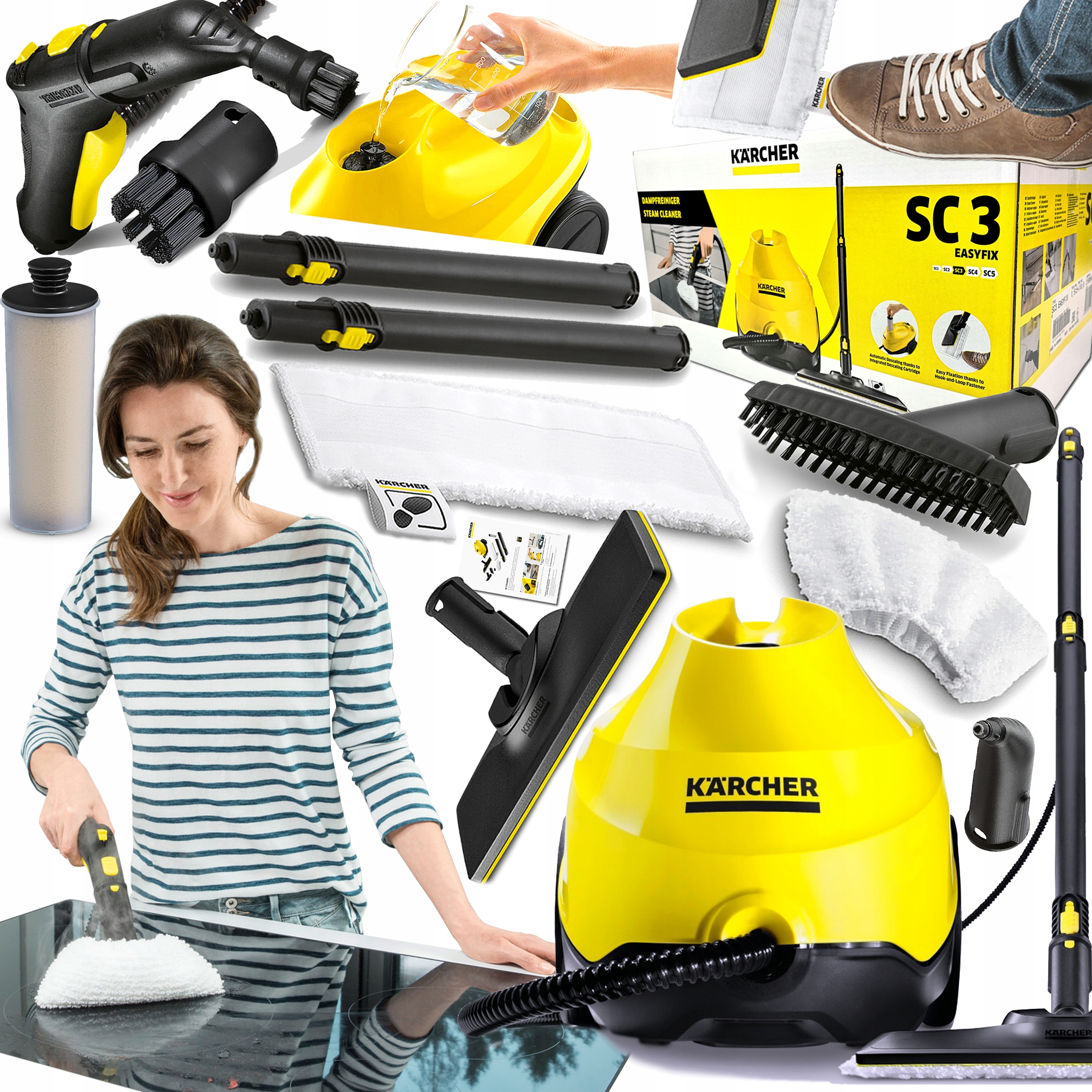 

Karcher Sc 3 Easy Fix Parownica Myjka Parowa Mop