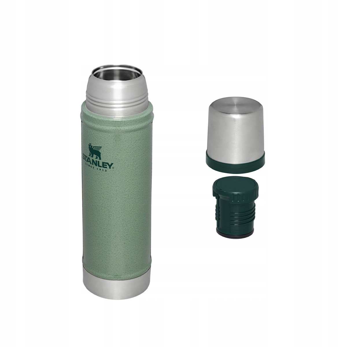 Termoska Stanley ocelový Legendary Classic 0,6L Hammertone Green