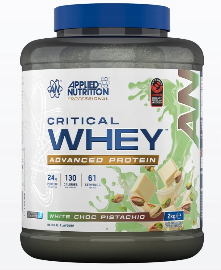 Applied Critical Whey Protein 2000g Syrovátkový Protein Bílá Čokoláda