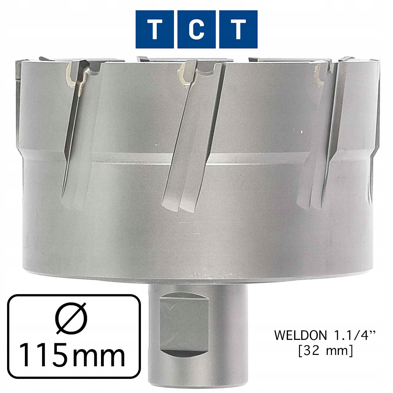 115 x 50 Frez Trepanacyjny INOX Wiertło Rurowe TCT Marka Melver