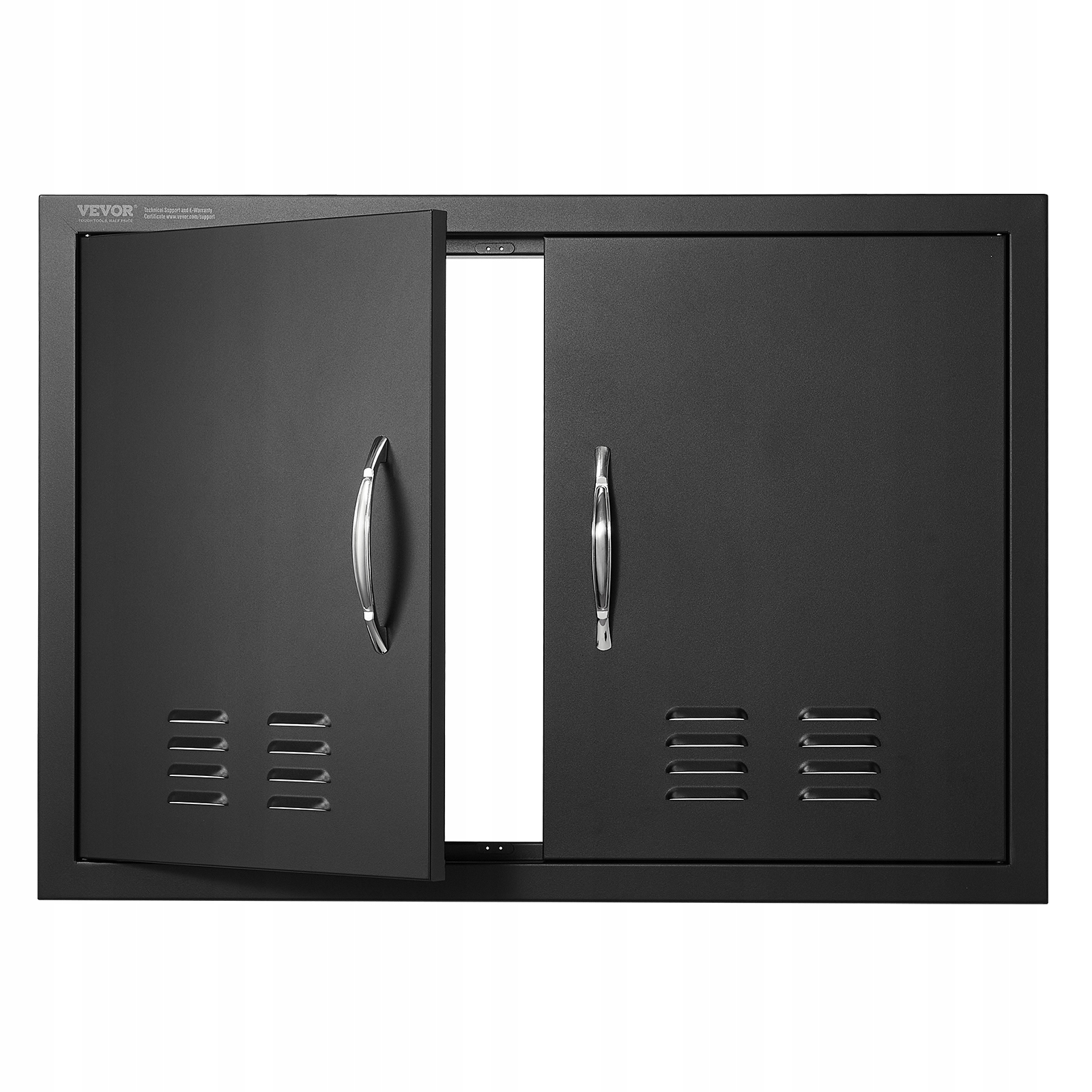 Prístupové Dvere K Grilu Vevor 762X533X46 MM Dvojité, Silné Čierne