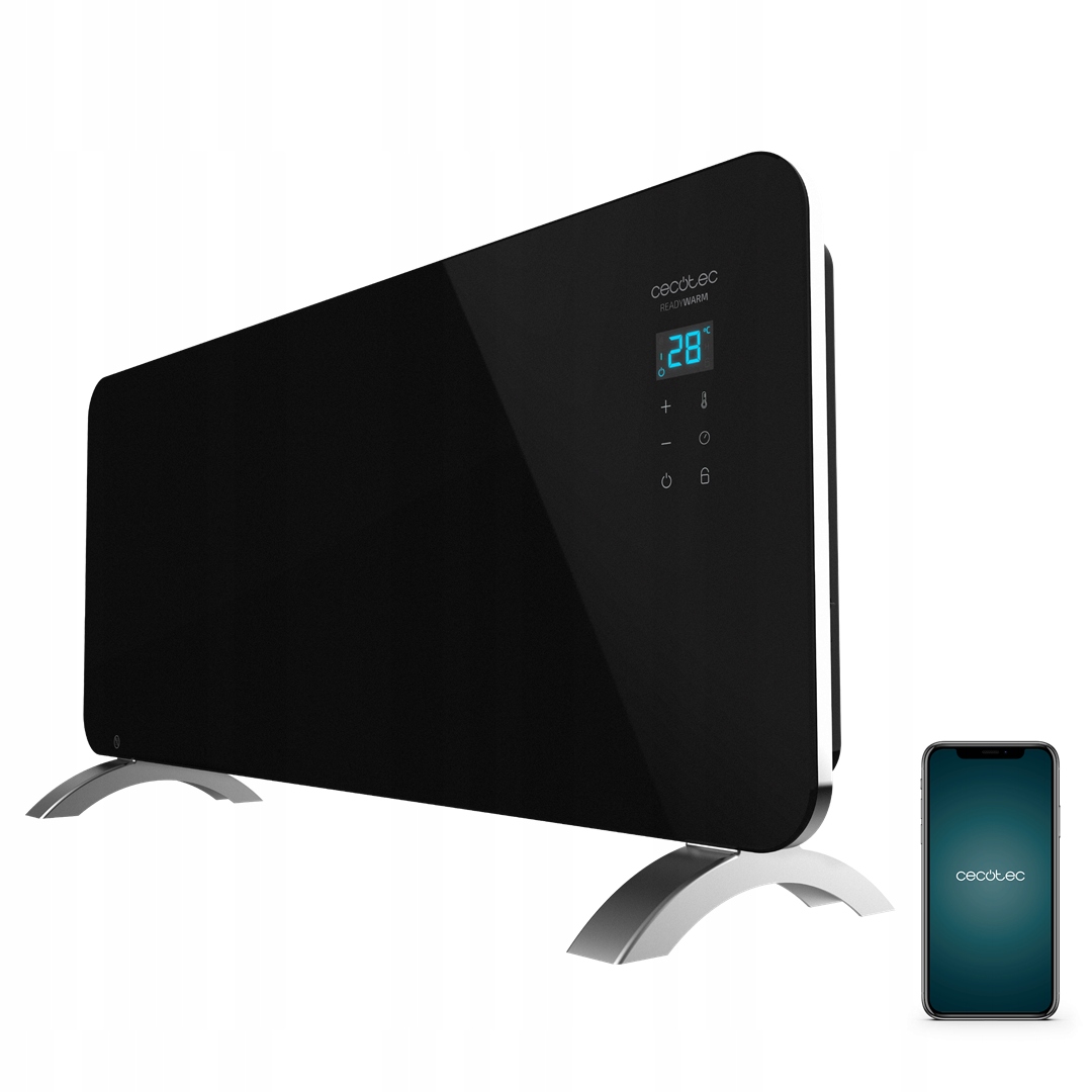 Grzejnik Konwektorowy Cecotec Ready Warm 6770 Crystal WiFi 2000W IP24