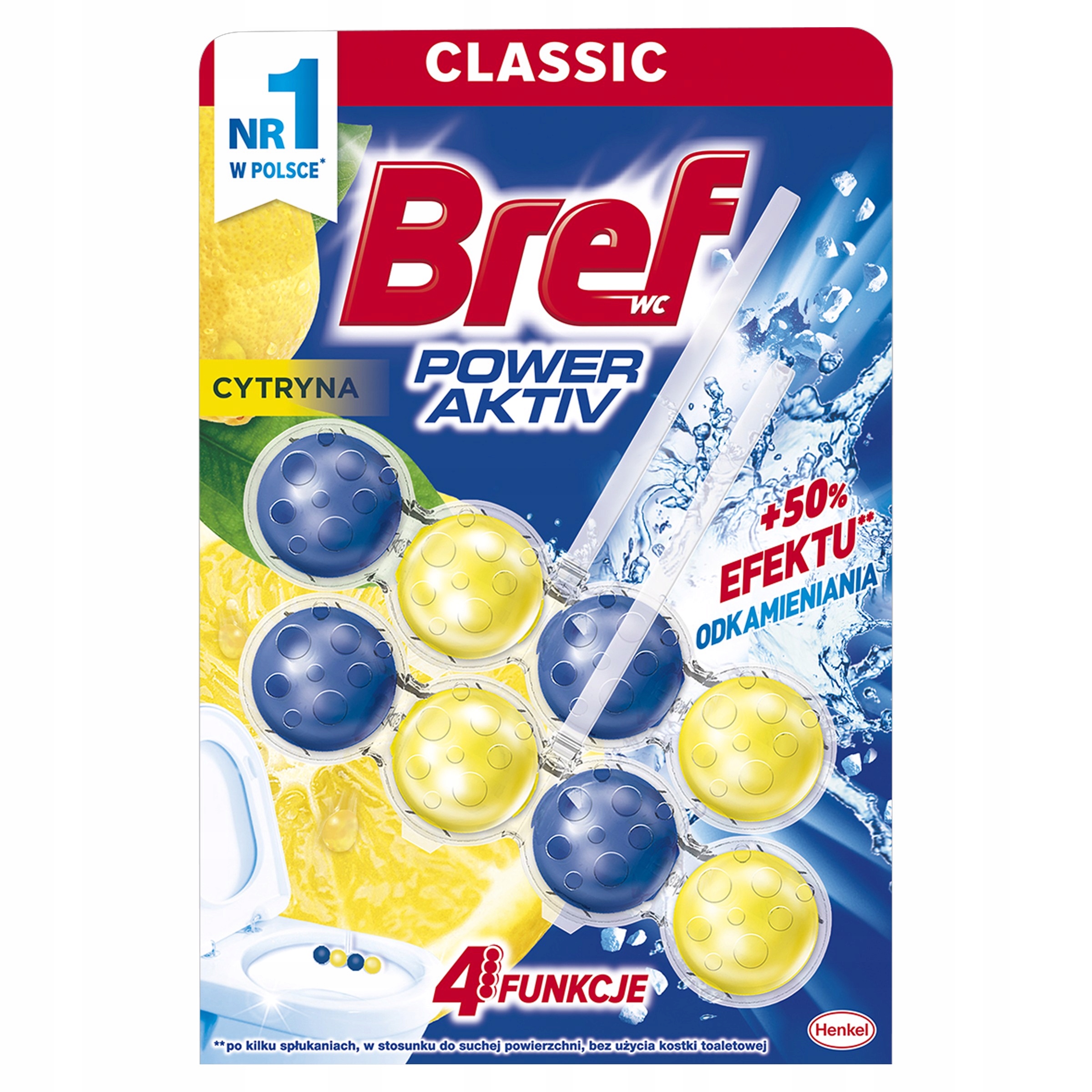 

Bref Koszyk Do Wc Power Aktiv 50GX2 Cytryna