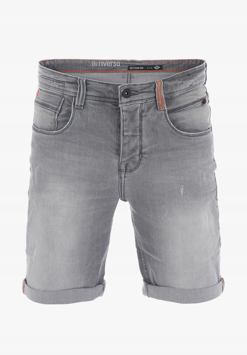 Kraťasy Šedé S Džínami Riverso W42