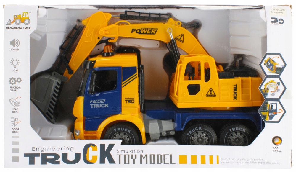 KOPARKA RUCHOMA ŁYŻKA CIĘŻARÓWKA AUTO ŁADOWARKA Płeć chłopcy