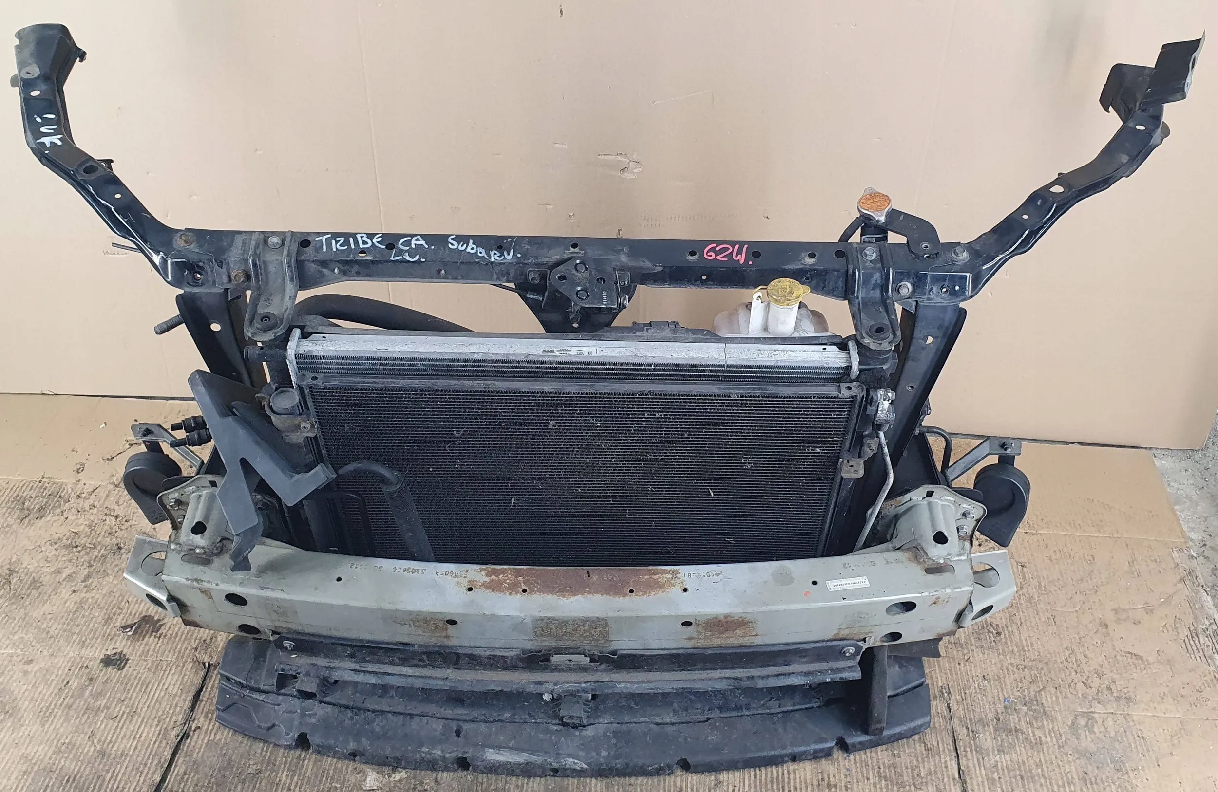 Subaru Tribeca 3.0 B support panel for radiators pillar radiator fan $