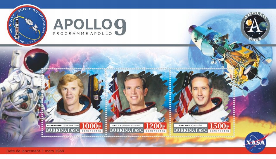 Podbój kosmosu - program Apollo / APOLLO 9 - arkusik #BF2307