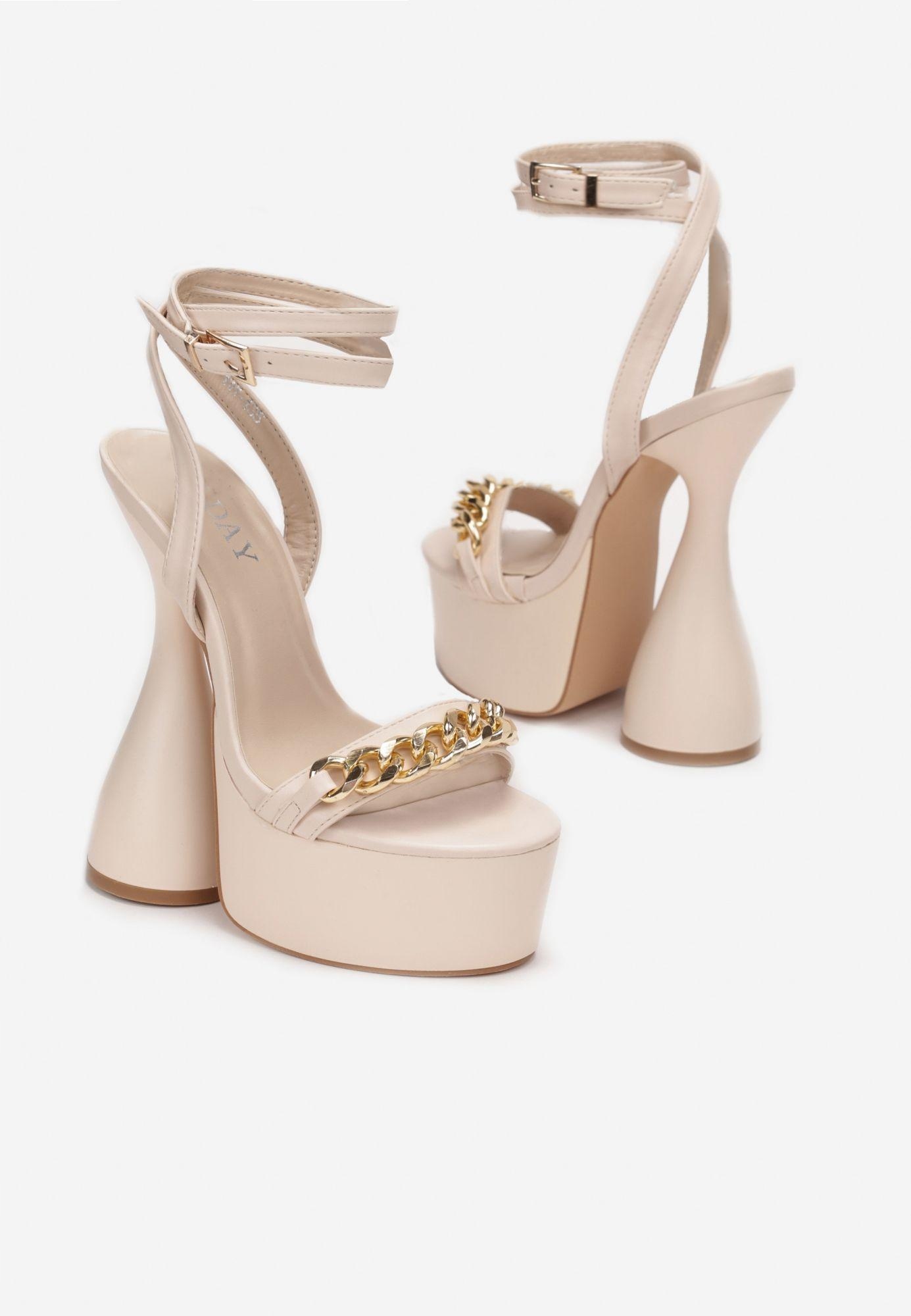 

Renee Beżowe Sandały damskie 39 Casual