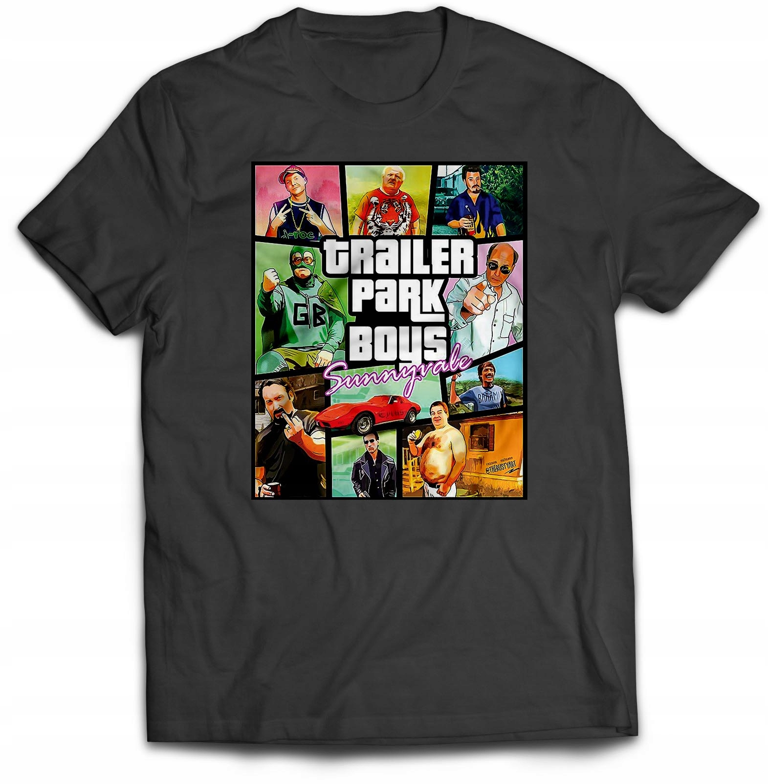 

Koszulka męska Chłopaki Baraki Gta czarna r.2XL