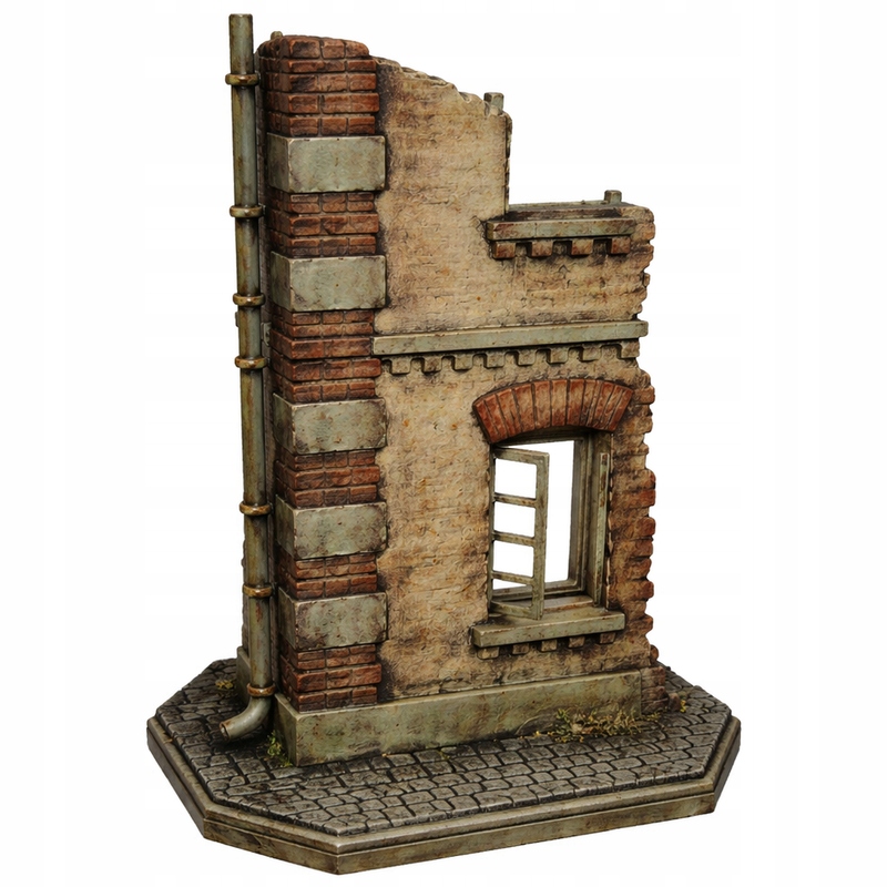 Figurka Ruiny Miasto Diorama 2 Model 3d Skala 1:48