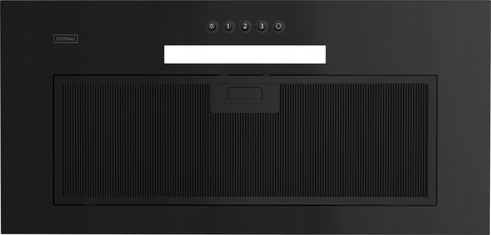 OKAP KERNAU KBHI0160B GLASS CZARNE SZKŁO