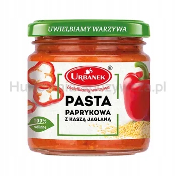 Levně Urbanek Papriková pasta s jáhlovou kaší 180 g