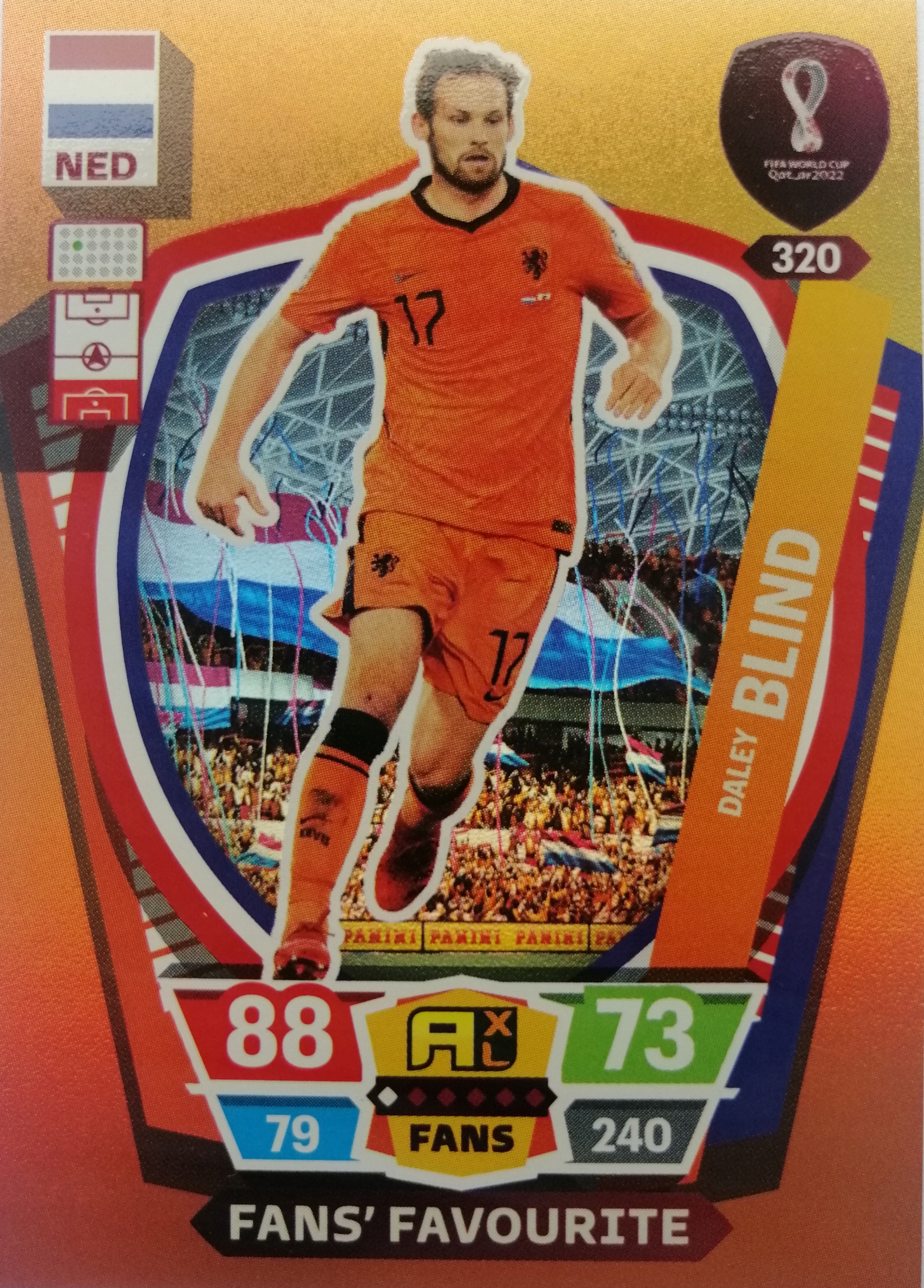 World Cup Qatar 2022 Fans Favourite 320 Blind