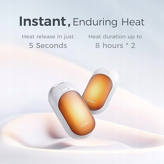 OCOOPA MAGNETYCZNE PODGRZEWACZE DO RĄK 2 SZT. UNION 3 LITE BIAŁE Kod producenta 678E4XYUI