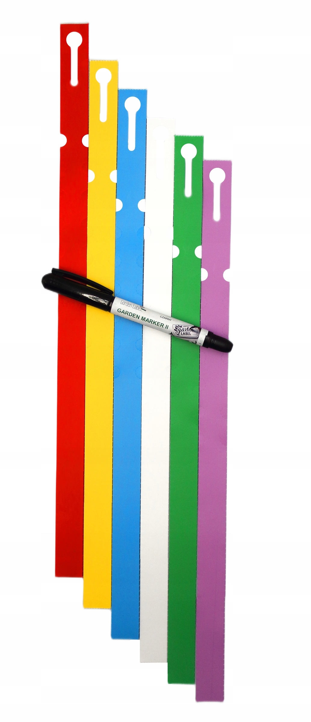 Marker ll+ Etikety 6 barev smyčkové pro popis rostlin 400x20 mm (20x400) 600