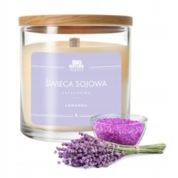 Big Nature Sójová svíčka Levandule 150 g