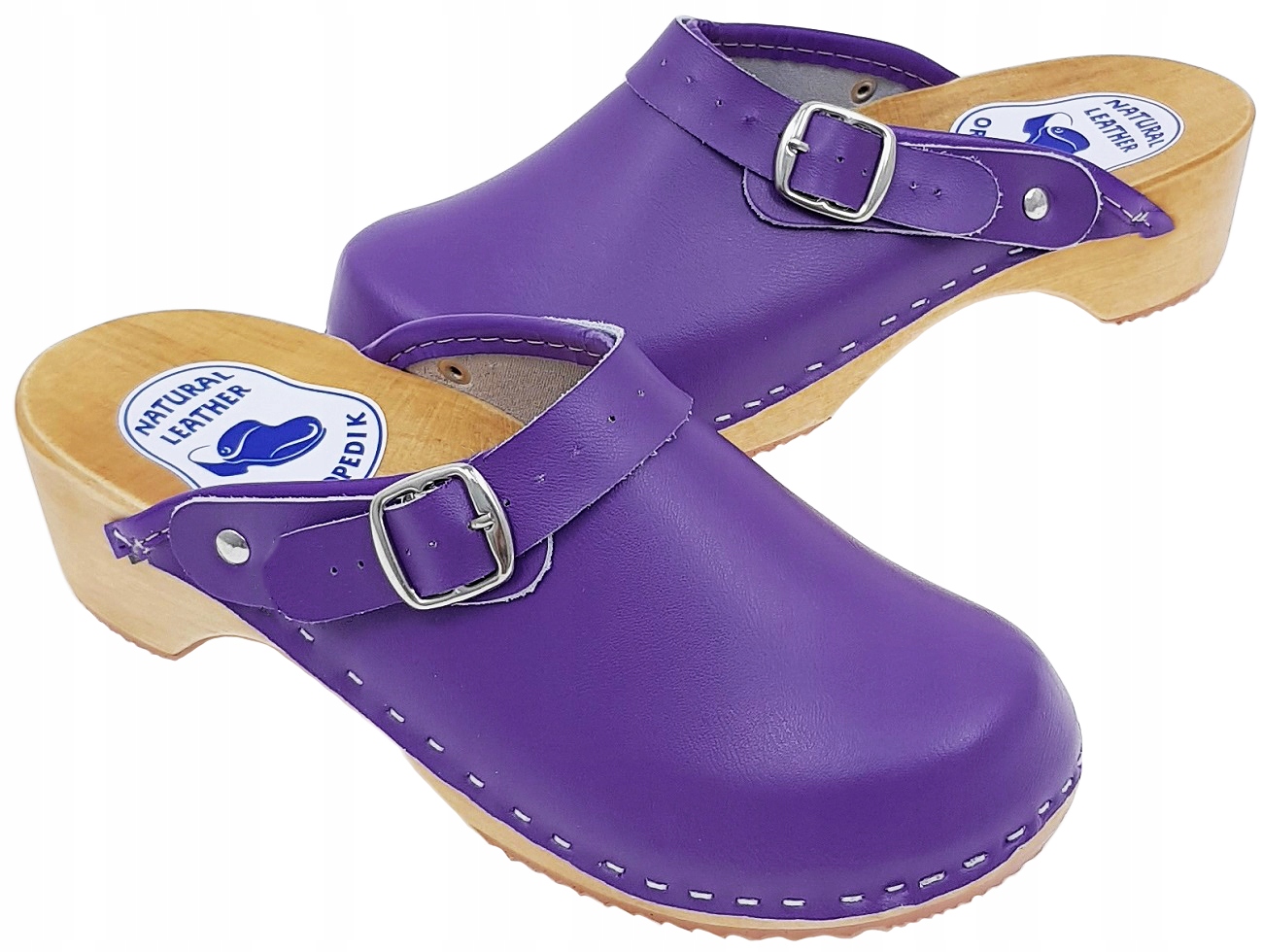 

Chodaki Klamra Pełne Drewniaki Trepy Medyczne *36*