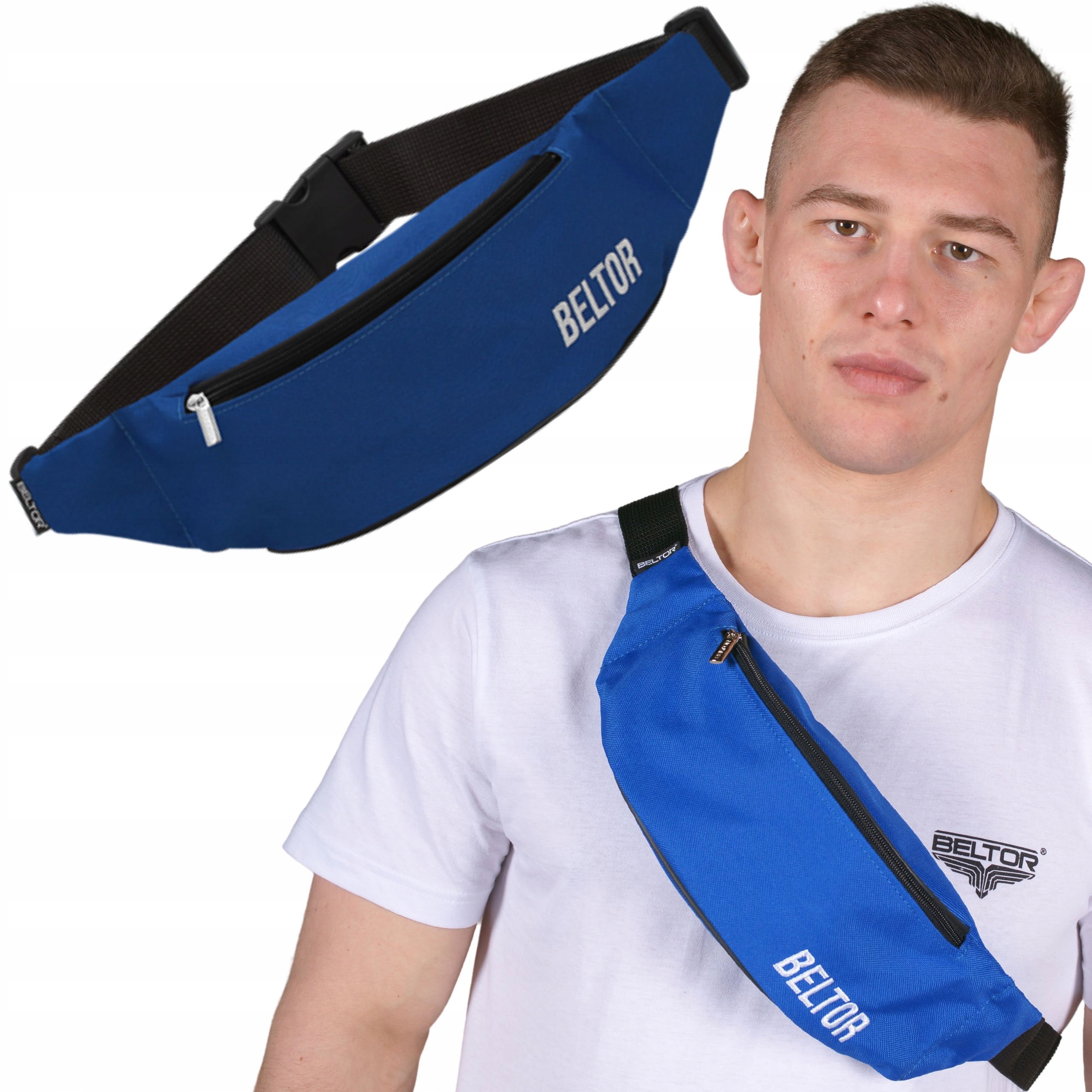 Beltor Saszetka Nerka Biodrowa Torebka Sportowa Essential Niebieska