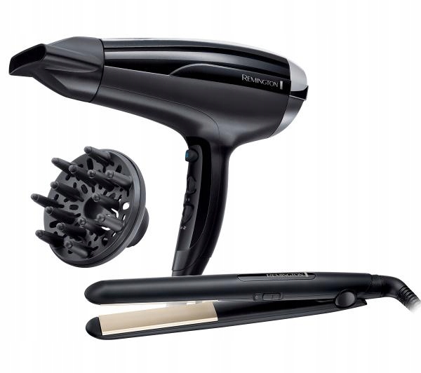 

Suszarka Remington D5215 + Prostownica S1510