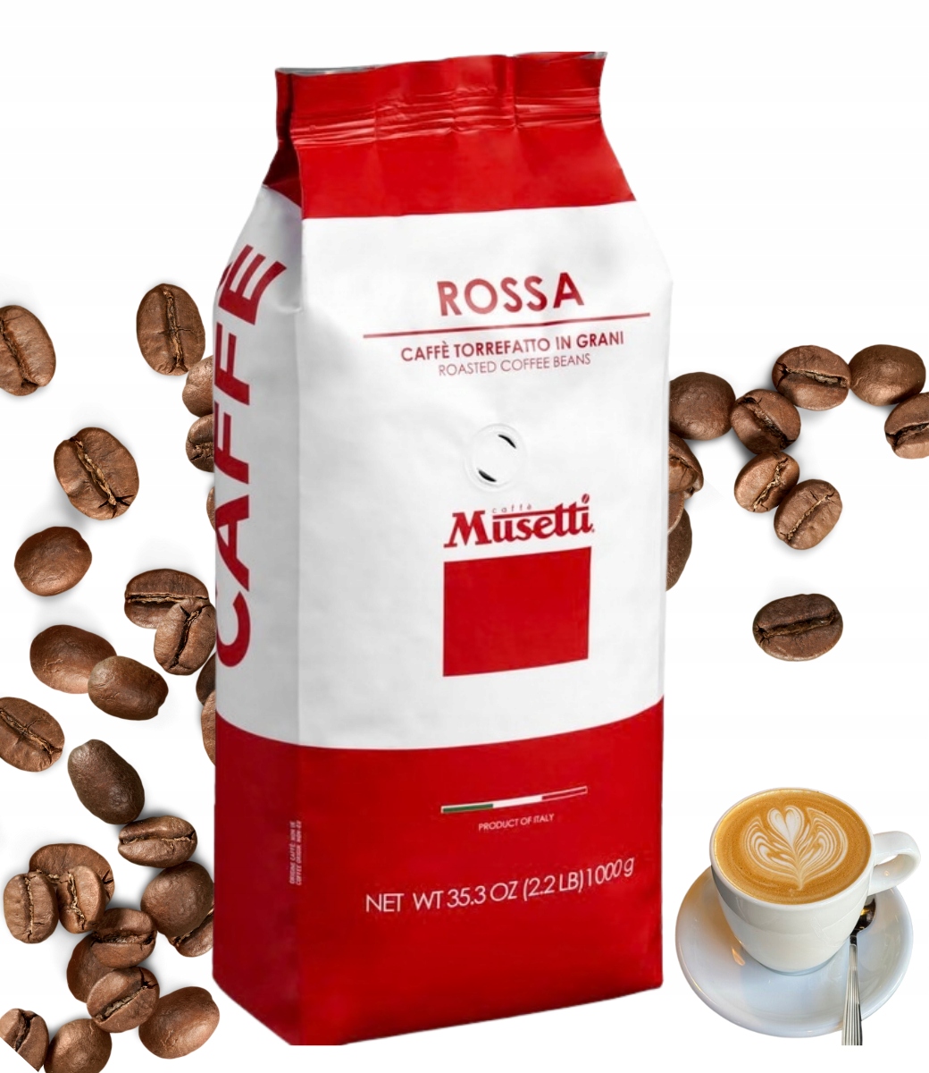 Musetti Rossa 1kg kawa ziarnista