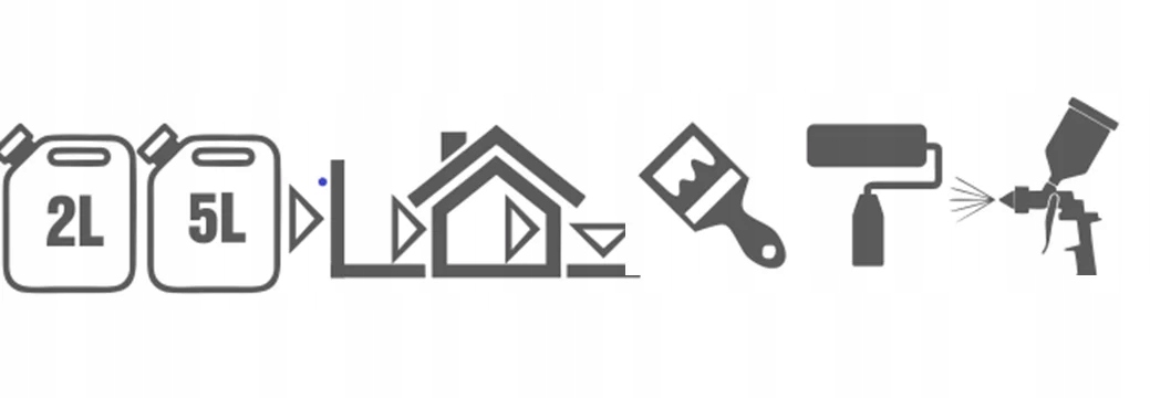 Impregnat koloryzujący Czarny 5L - wodny Eksil Przeznaczenie do cegieł