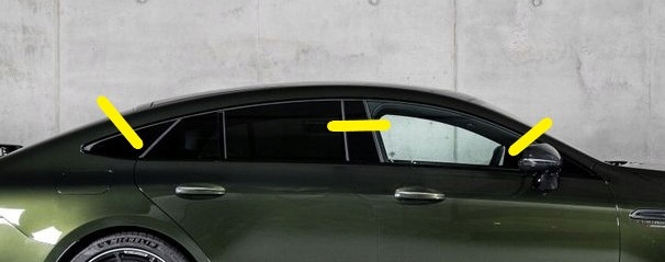 MERCEDES W290 X290 ĆWIARTKA DACH