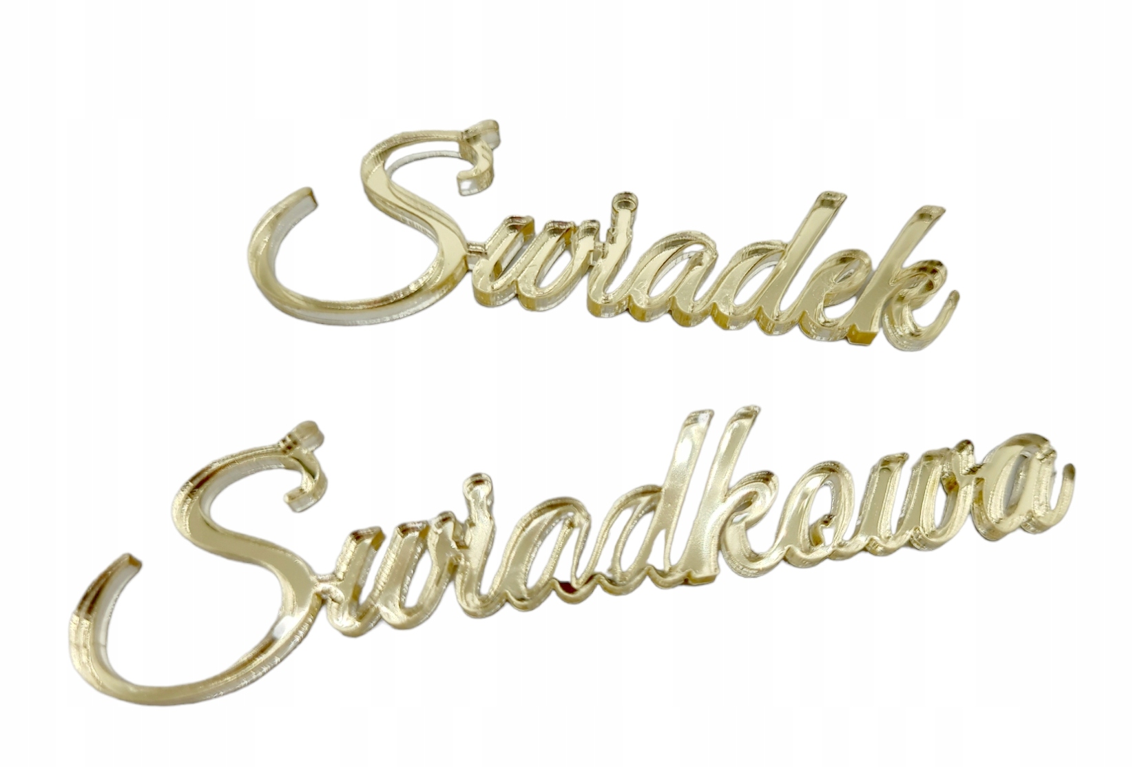 

Lustrzane napisy Świadek Świadkowa 1 szt