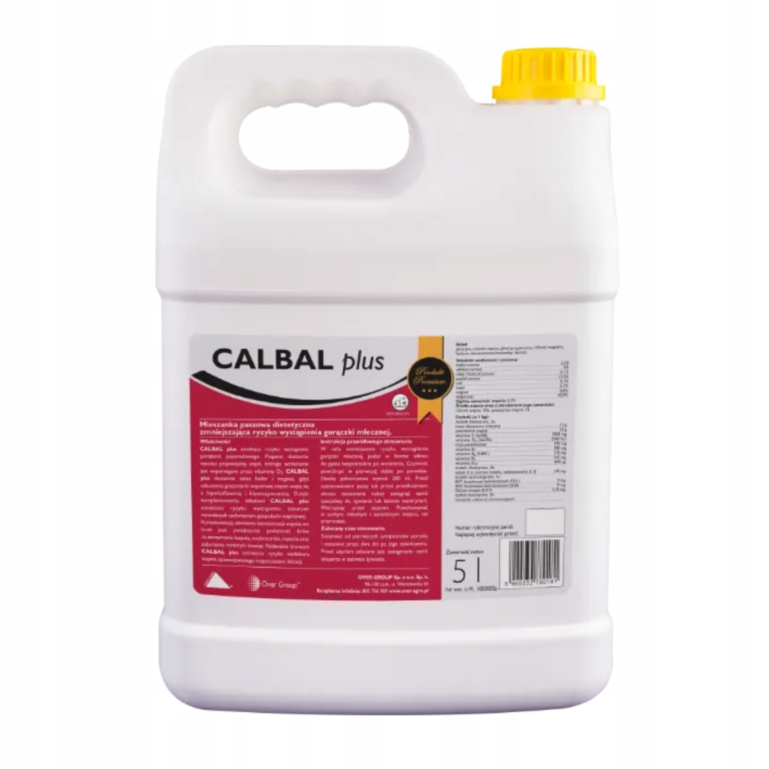 Calbal plus – komplexní vápníkovo-vitamínový přípravek 5L