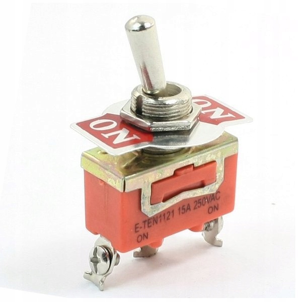 

Przełącznik dźwigniowy 15A 250V 2-pozycyjny 3 pin