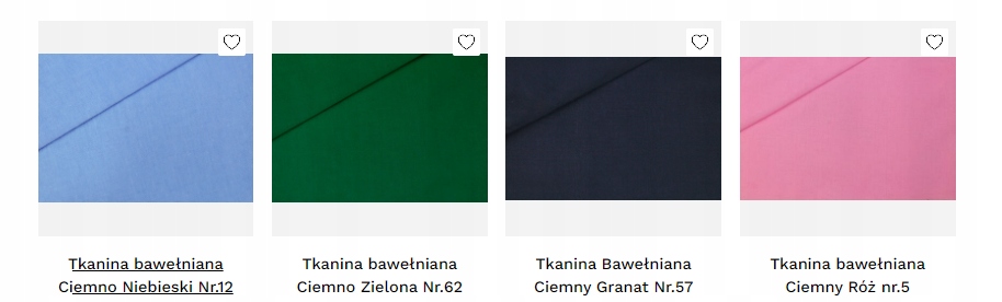 POSZEWKA JAŚIEK BAWEŁNA GŁADKA 40 KOLORÓW 50X90CM Wymiary poduszki 50x90cm