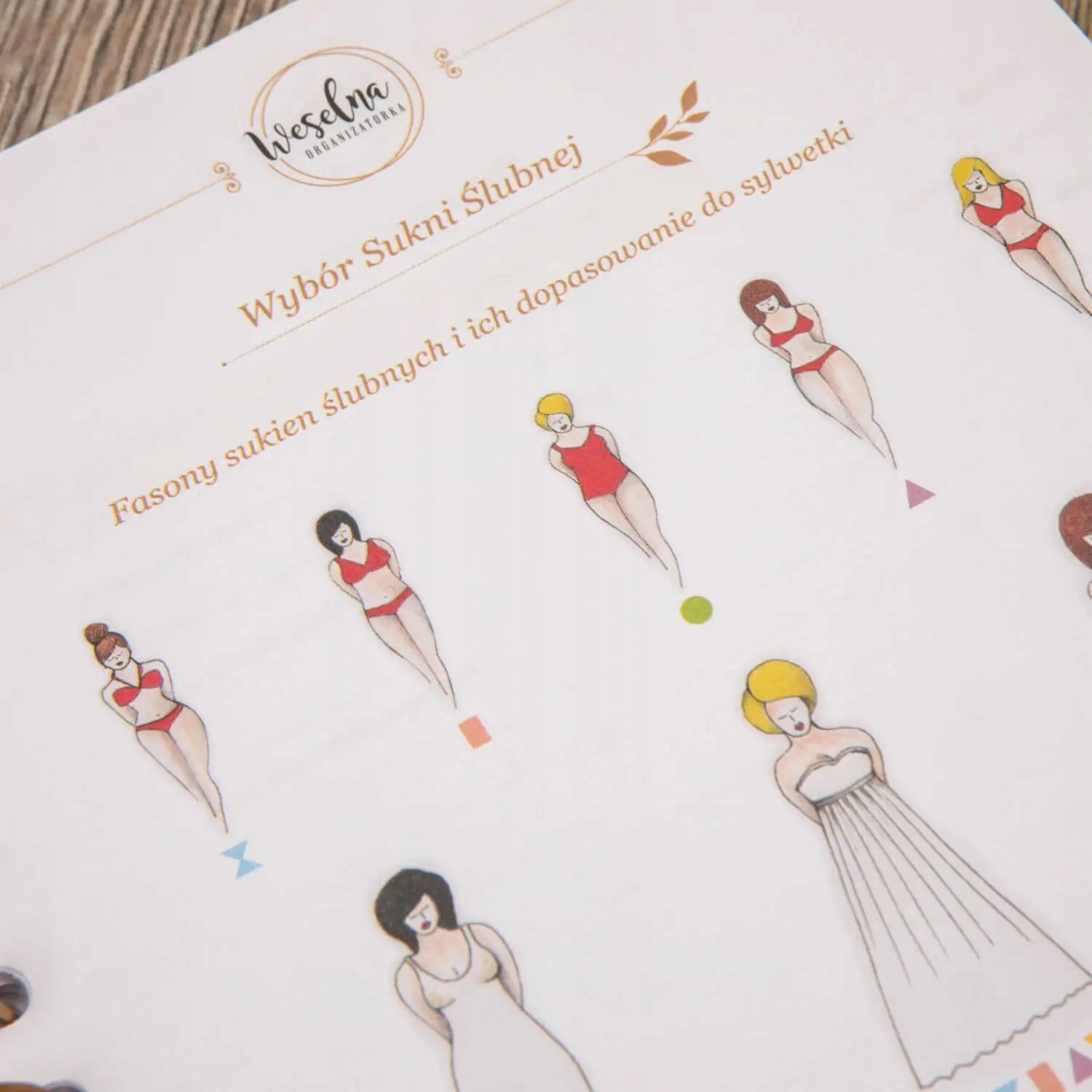 PLANER ŚLUBNY Organizer Niezbędnik Panny Młodej - oprawa miękka Rodzaj planer