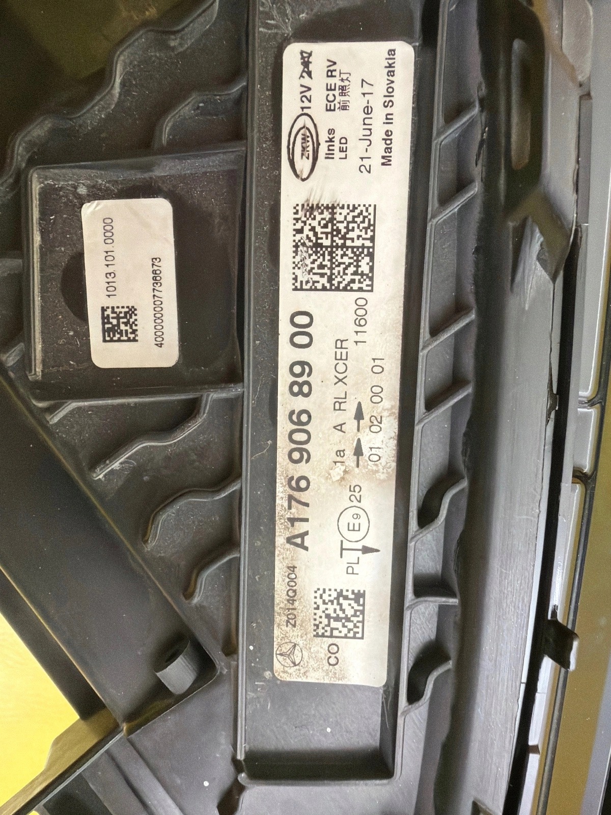 light left Mercedes A-class W176 Lift 2015-2018 Led A1769068900