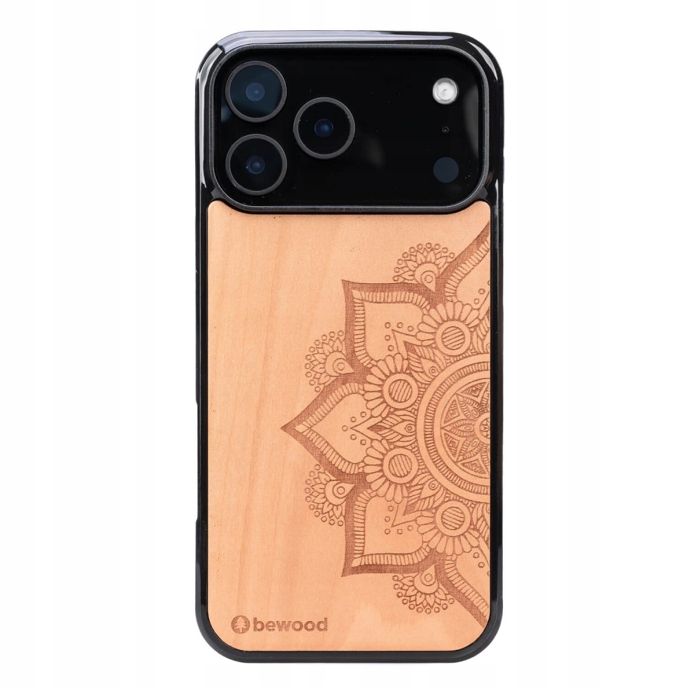Dřevěné Pouzdro Bewood pro iPhone 17 Pro Max Mandala Jabloň