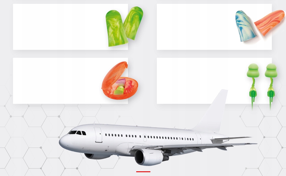 Беруші TEST BOX 17 пар різні для сну на роботі