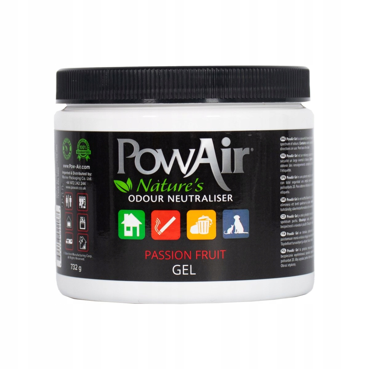 Neutralizátor pachů PowAir gel Passion Fruit marakuja