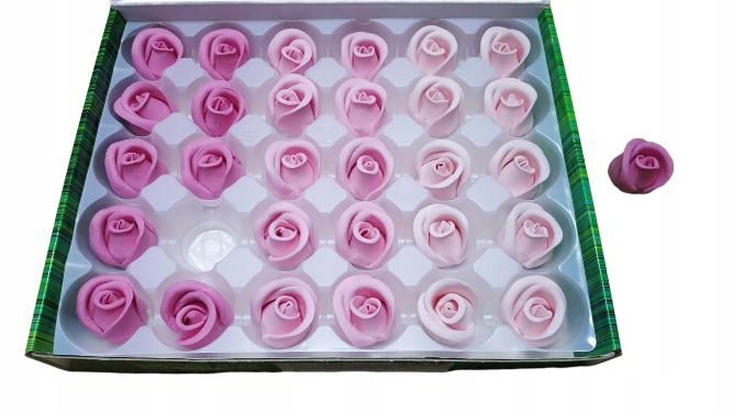 id_237dp mix Cukrové Růže Stínované 30ks Dort Dekorace Pastelové Růže