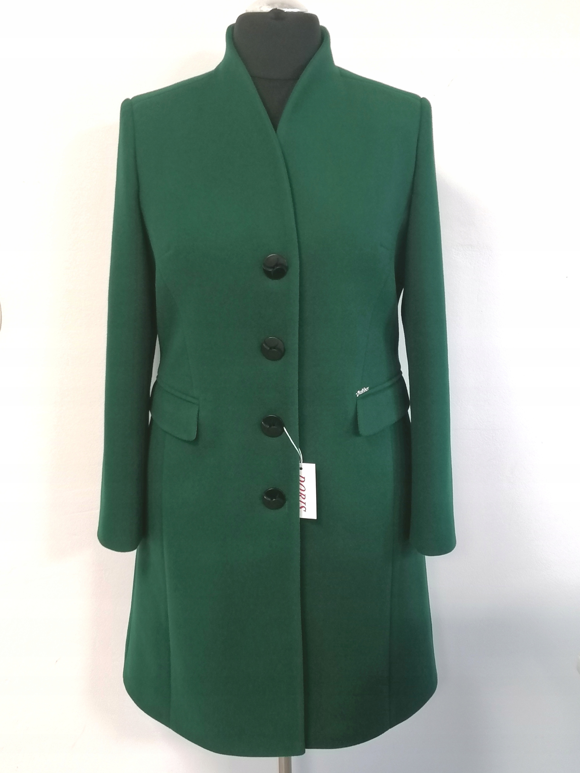 

Elegancki płaszcz damski ELIZAzieleń butel48wiosna