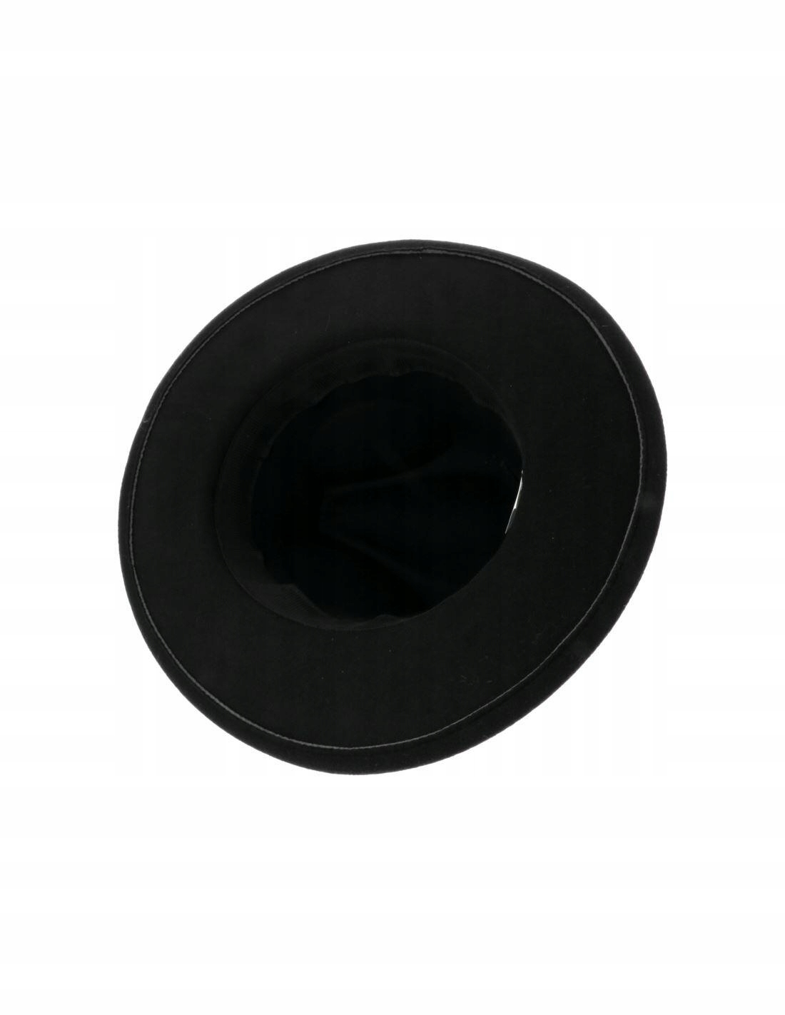 KAPELUSZ FILCOWY DAMSKI CZARNY Z PASKIEM KP-05 Marka Stylion