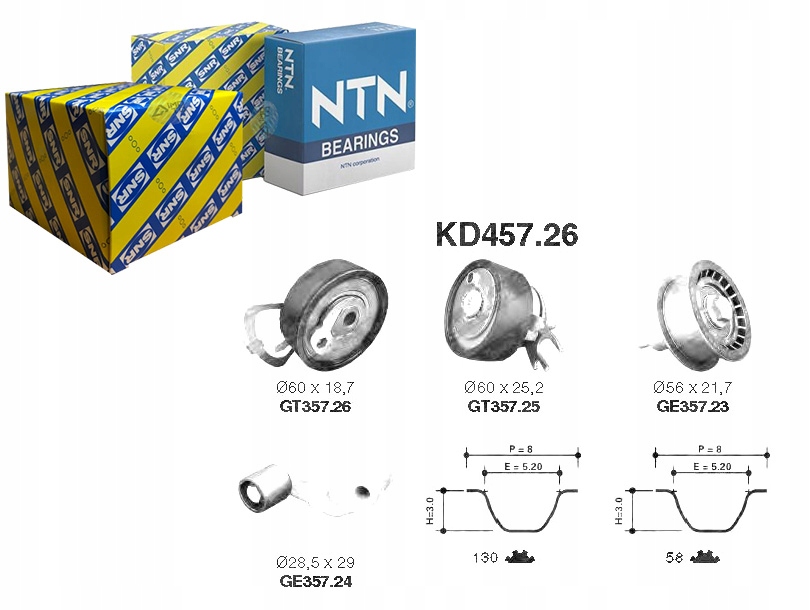 Komplet – Sada Rozvodového Řemene Snr 036109243AG 03