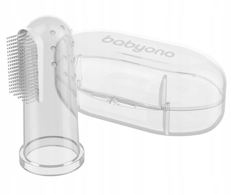 BABYONO Szczoteczka na palec do zębów silikon