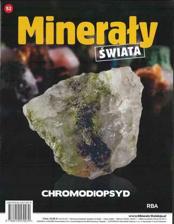 KOL. MINERAŁY ŚWIATA nr 52 - CHROMODIOPSYD