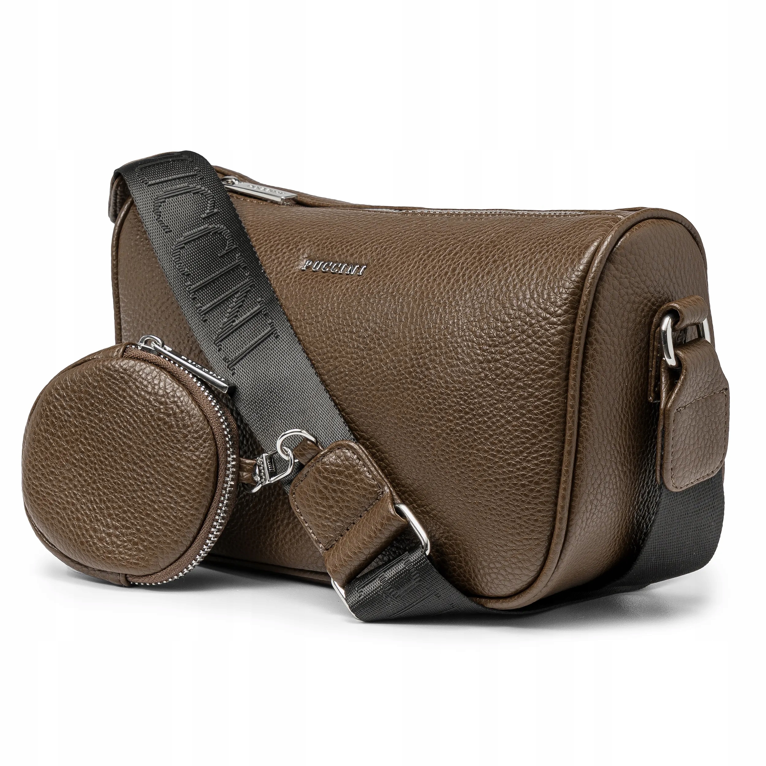 Puccini kabelka přes rameno eko kůže hnědá