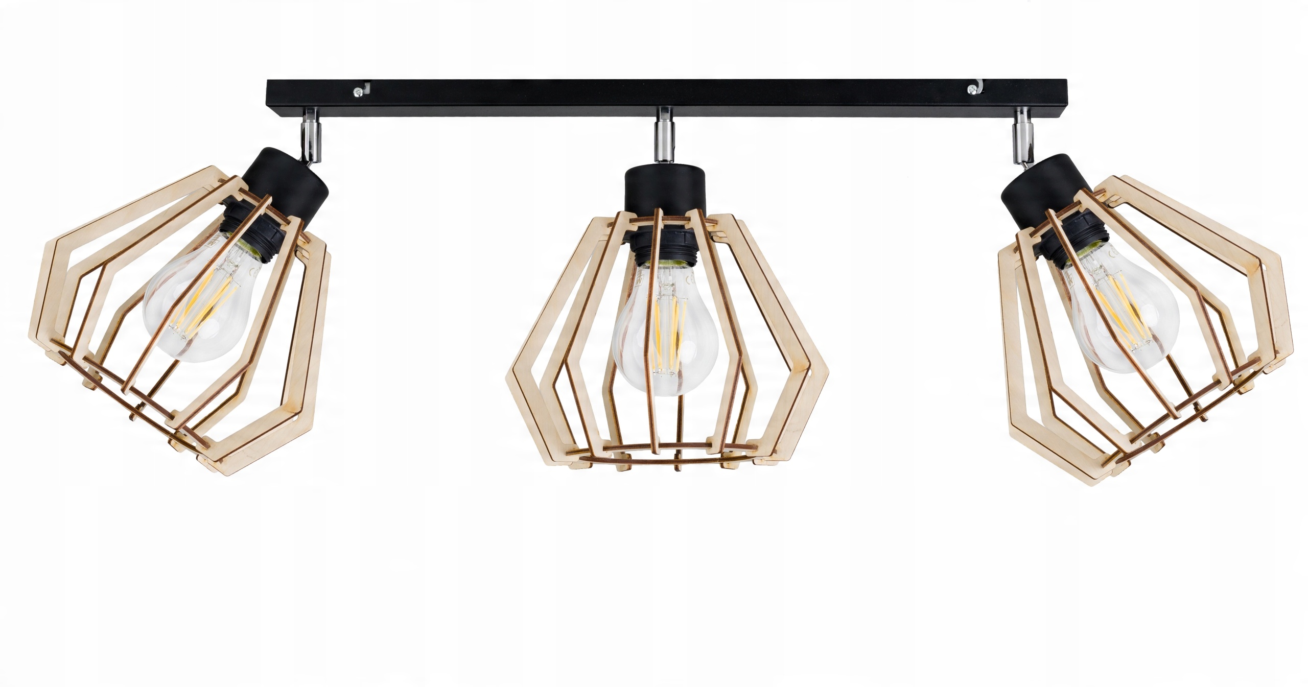 

Lampa przegub żyrandol sufitowa Brylant Drewno
