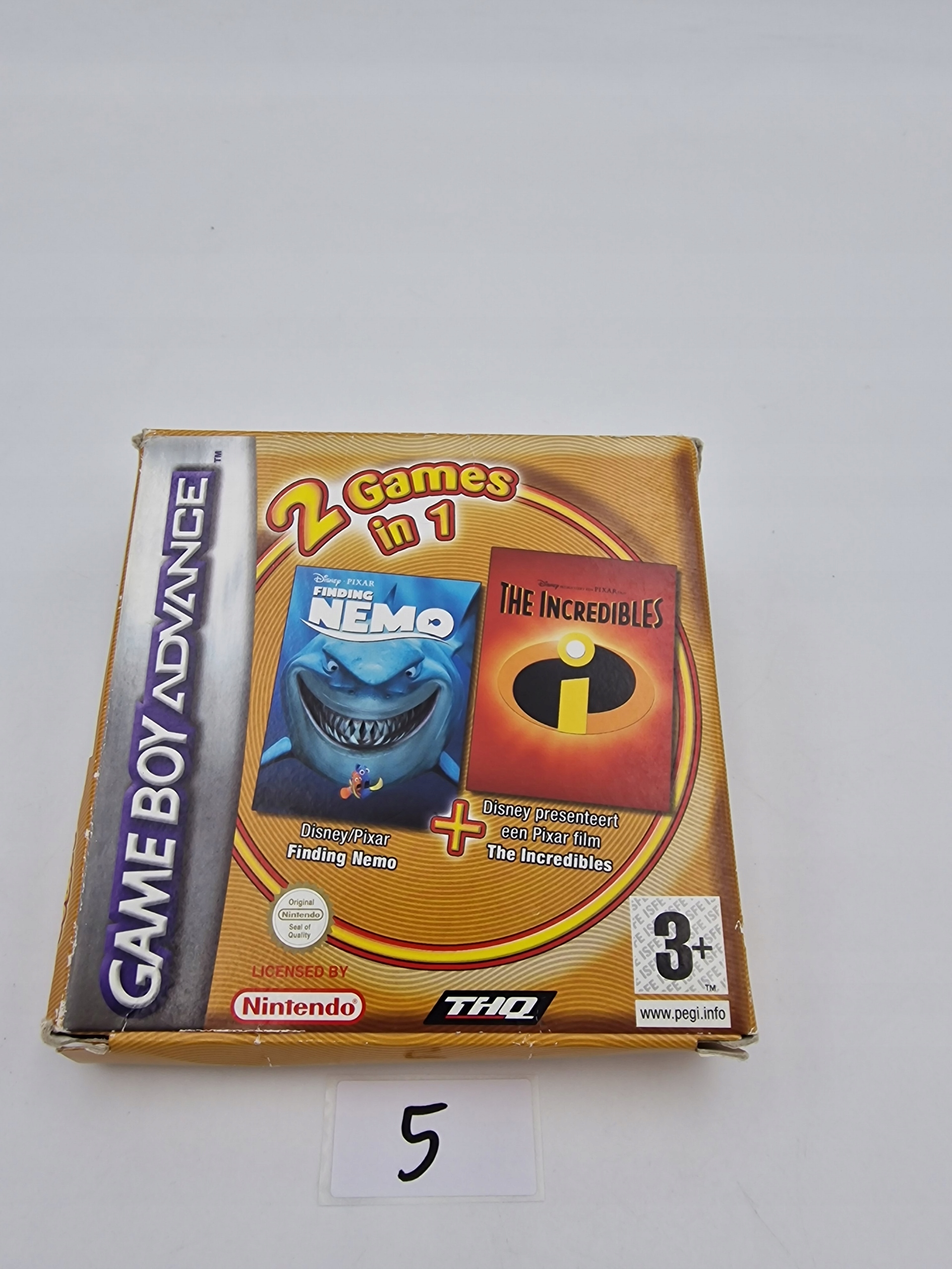 GAME BOY ADVANCE 2 GAMES IN 1 ORYGINAŁ Producent Nintendo