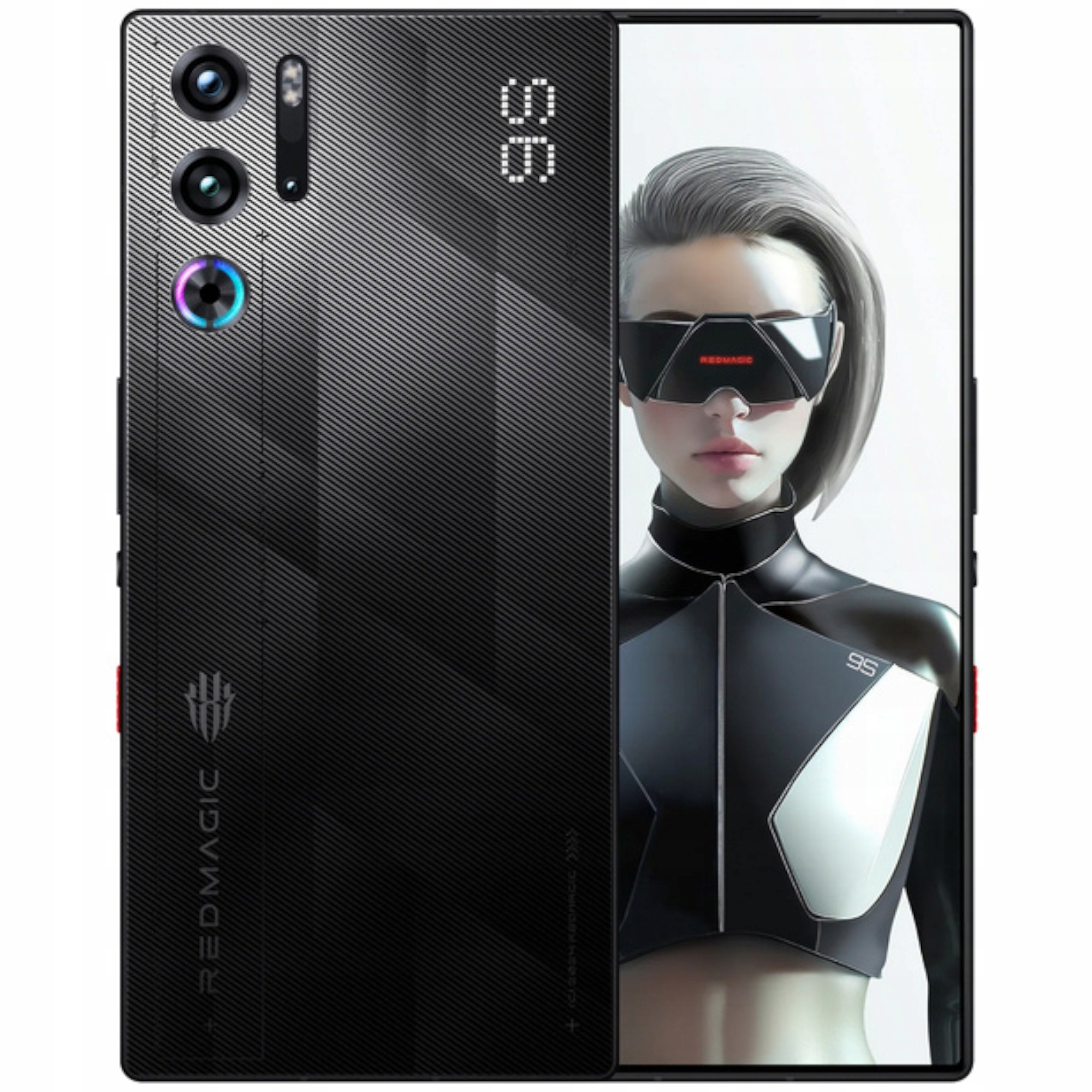 Nubia Redmagic 9S Pro 5G 12/256GB 6.8" 6500 mAh Sleet (czarny)