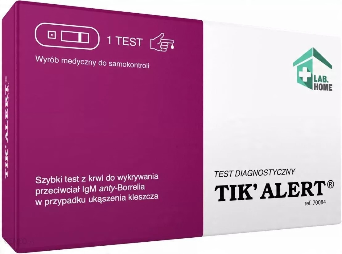 

Tik'alert test na boreliozę z krwi z palca 1 szt